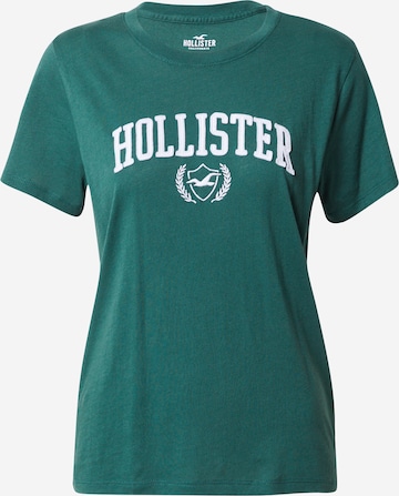 Tricou de la HOLLISTER pe verde: față