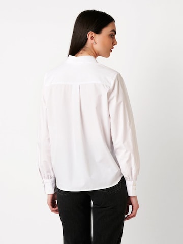 DESOTO Bluse, bügelfrei in Weiß