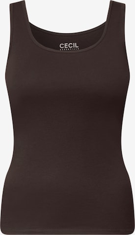 CECIL Top in Brown: front