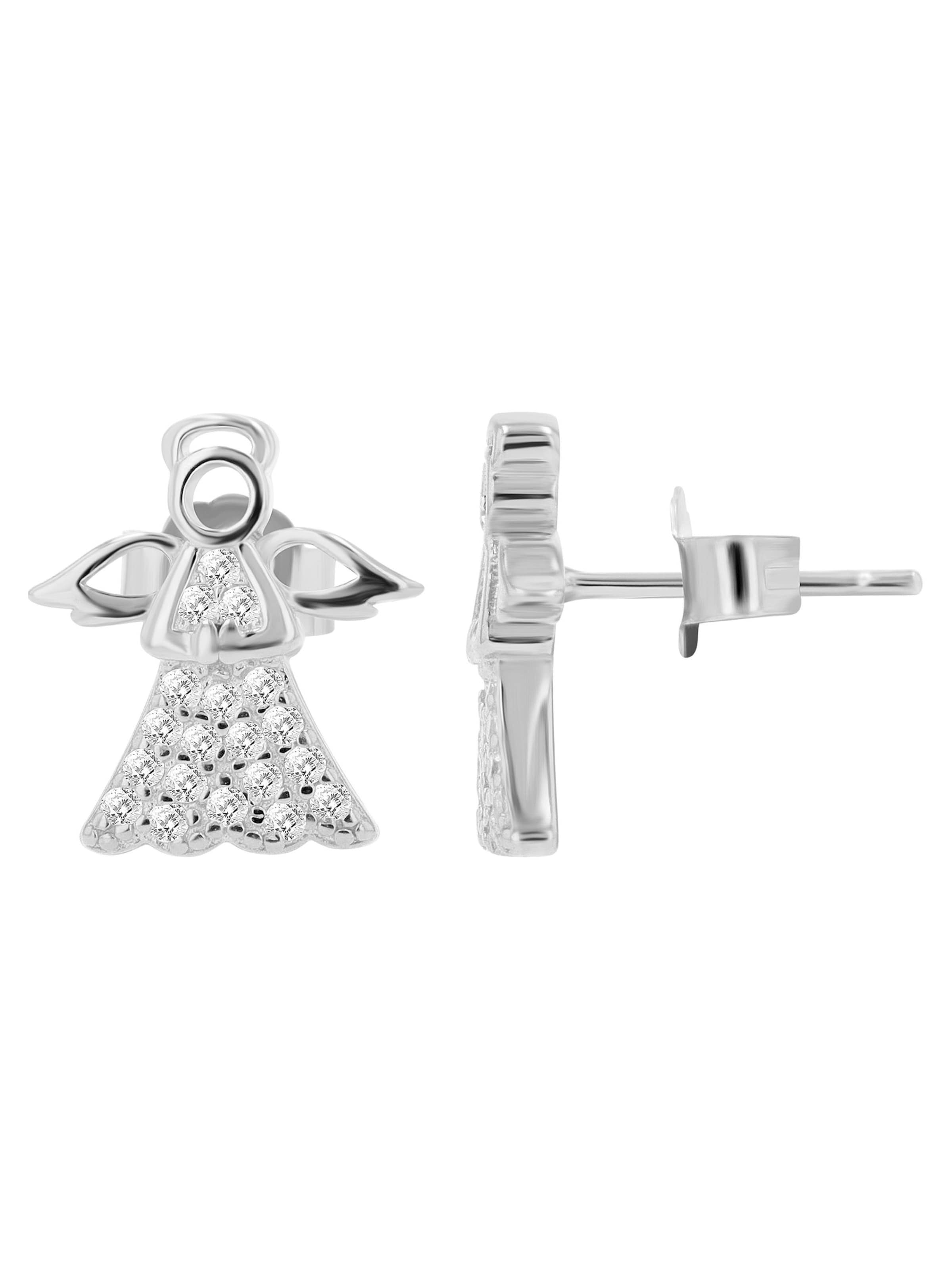 Akzent Earrings 'Liss, 925 Sterlingsilber, langlebig' in Silver