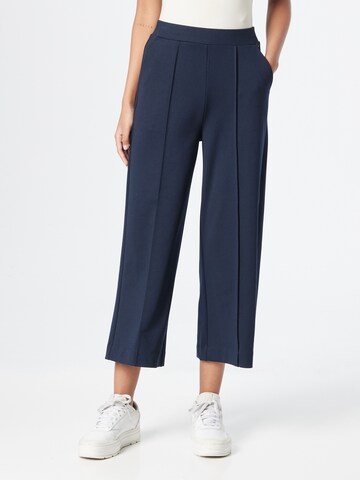 Wide leg Pantaloni di TOM TAILOR DENIM in blu: frontale