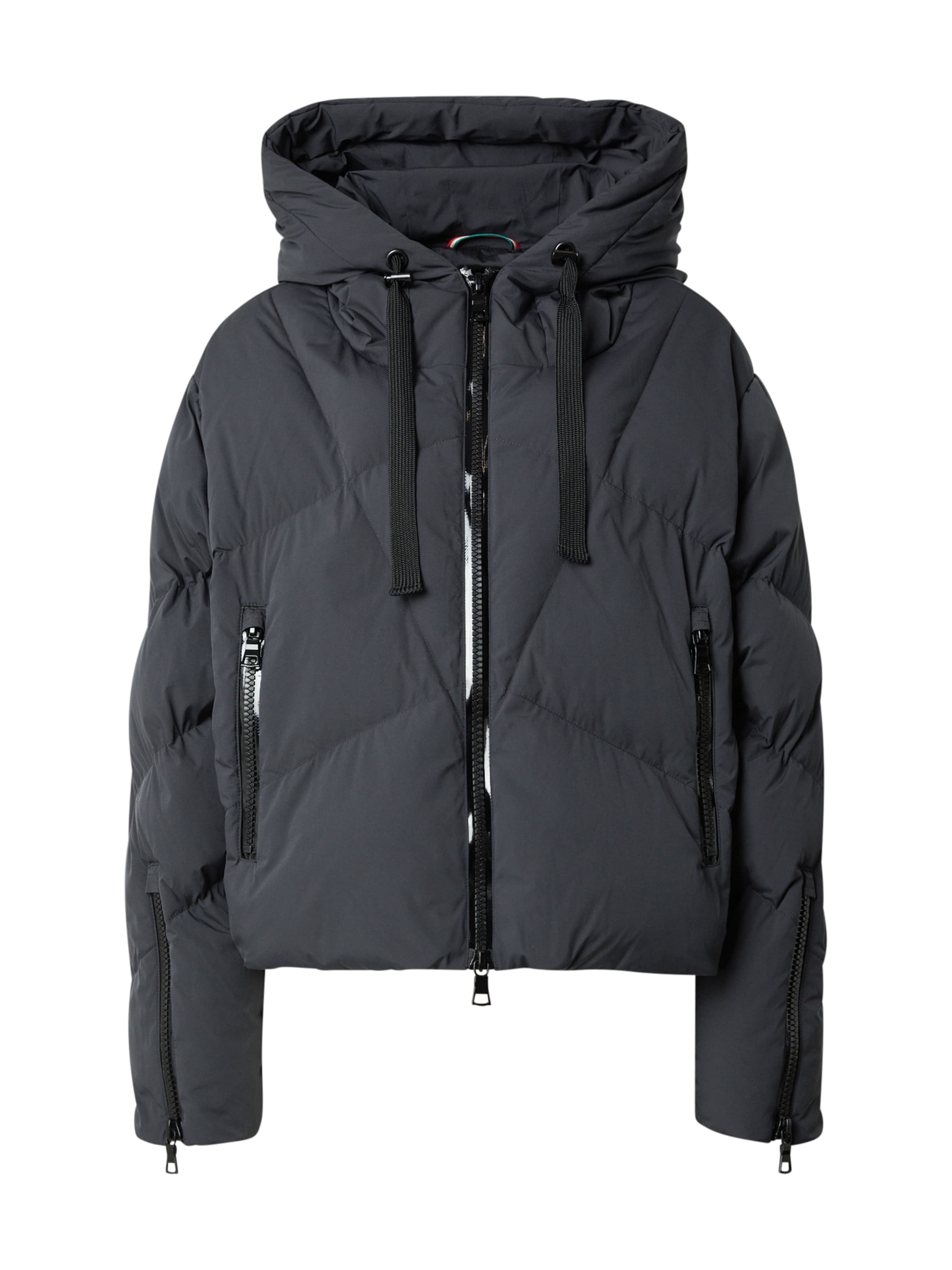 No. 1 Como Jacke 'Darby' in Schwarz: Vorderseite
