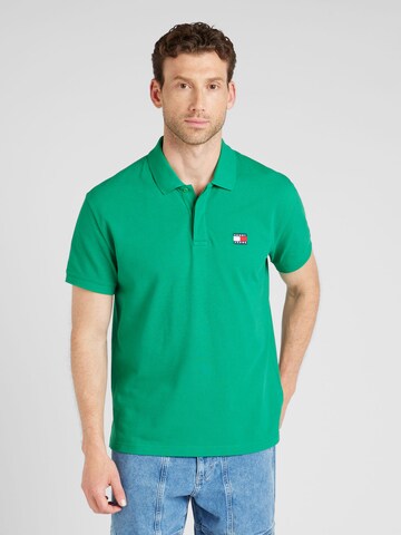 Tommy Jeans Poloshirt in Grün: Vorderseite