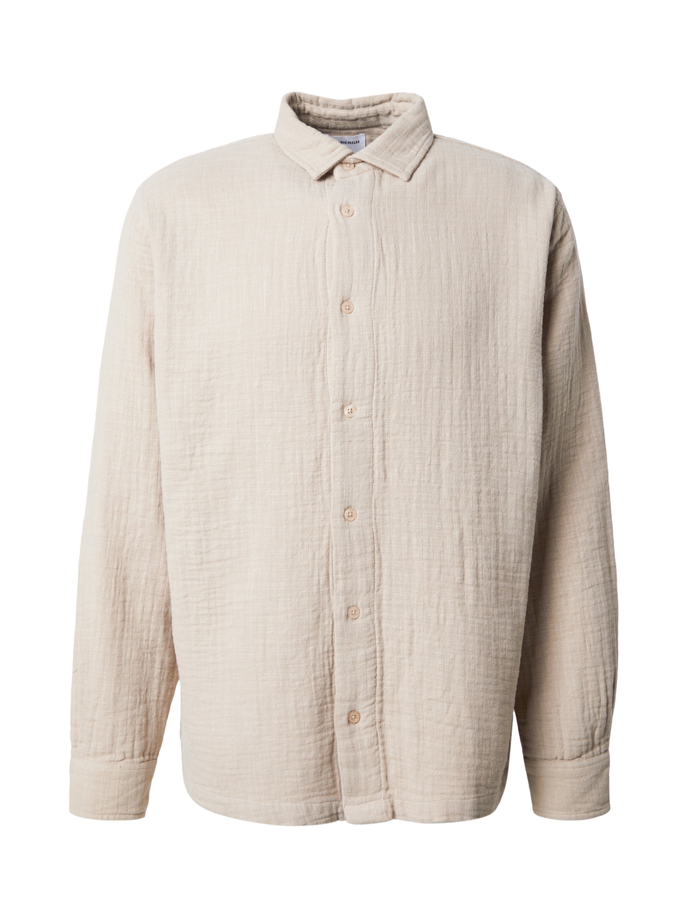 Coupe regular Chemise Lindbergh en gris : devant