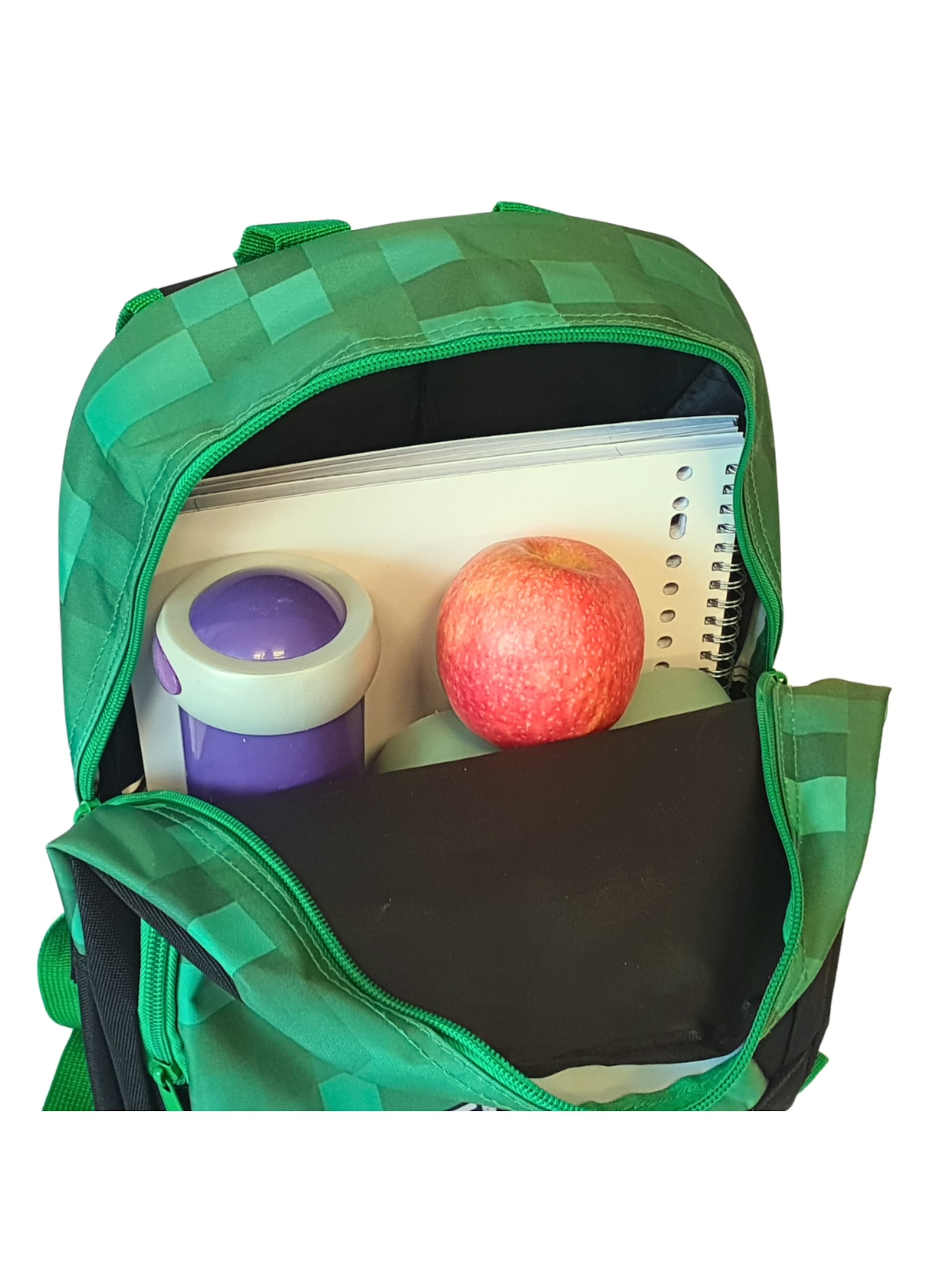 Minecraft Backpack 'Minecraft Creeper Backpack' in Green