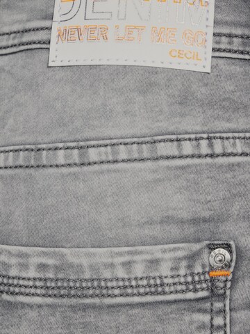 CECIL Slim fit Jeans 'Scarlett' in Grey