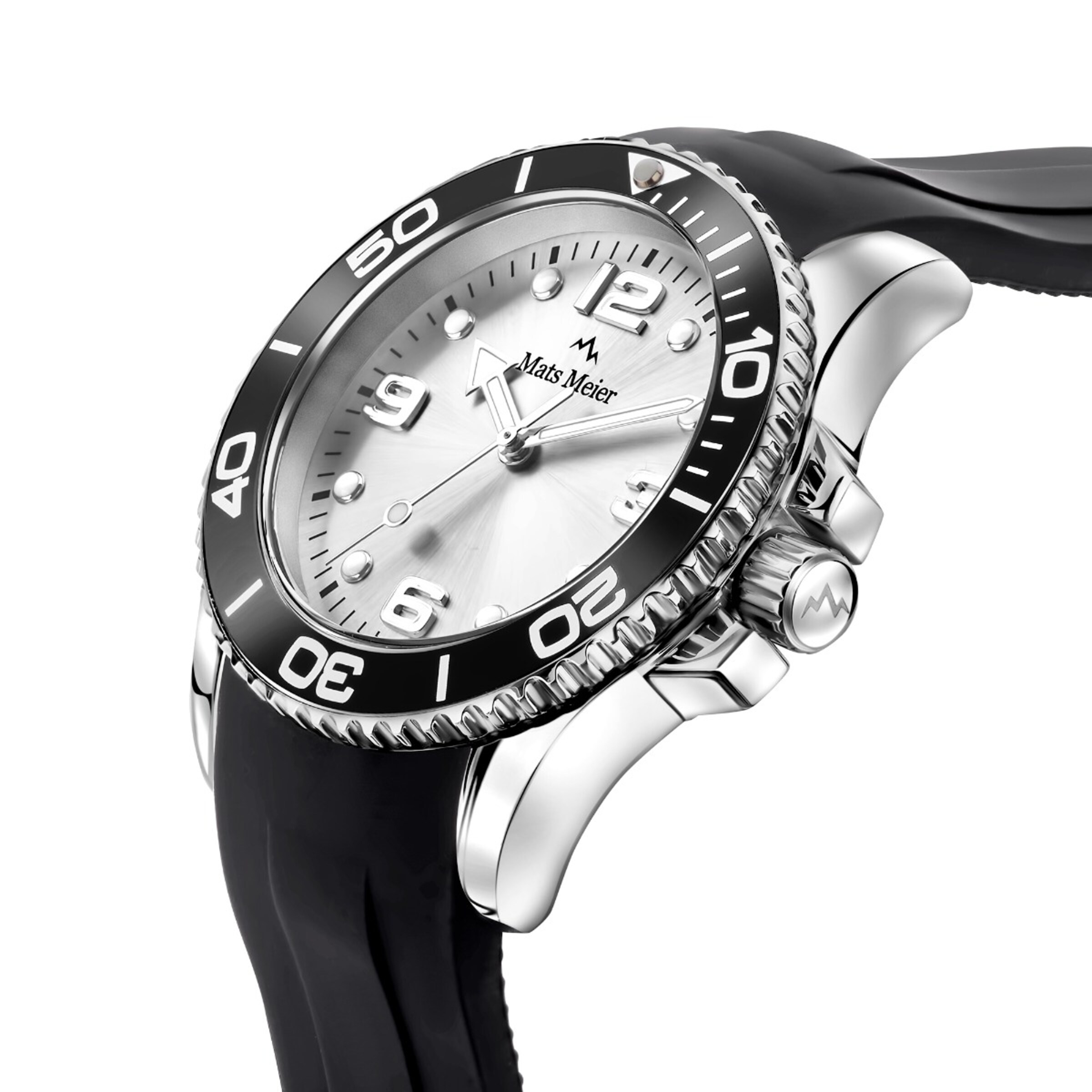 Mats Meier Uhr in Schwarz