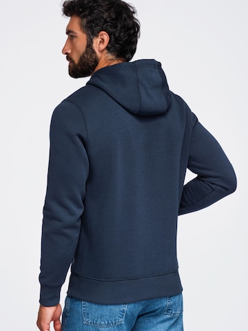 Sweat-shirt Ombre en bleu