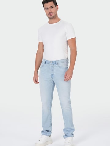 Regular Jean M.O.D MIRACLE OF DENIM en bleu : devant