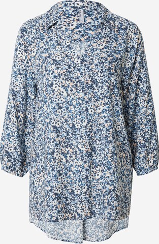 Sublevel Blouse in Blauw: voorkant