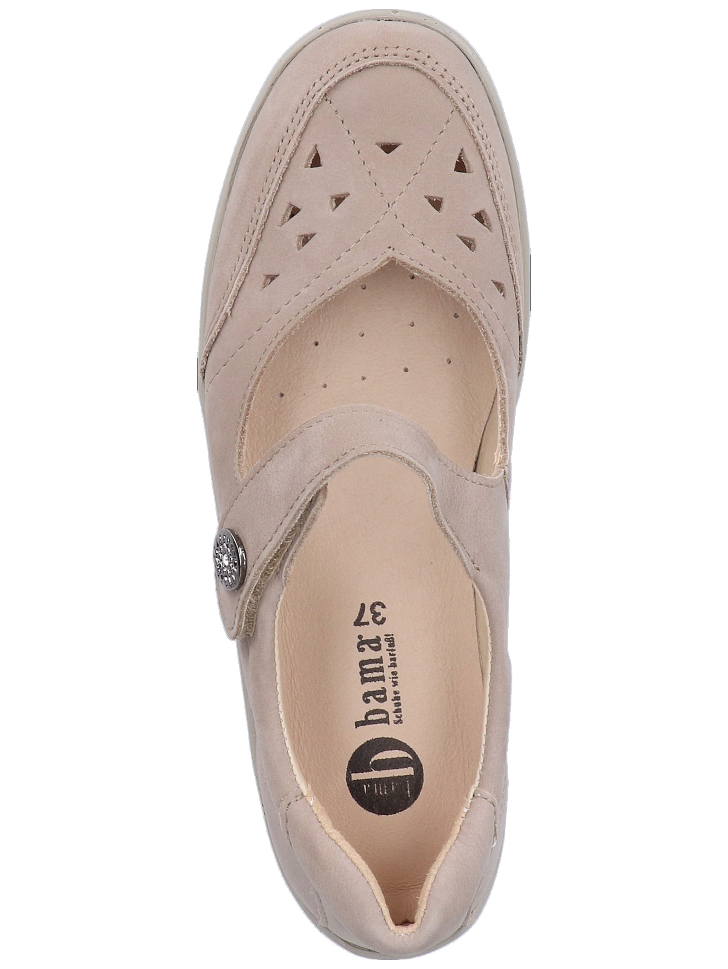 Bama Ballet Flats with Strap in Beige