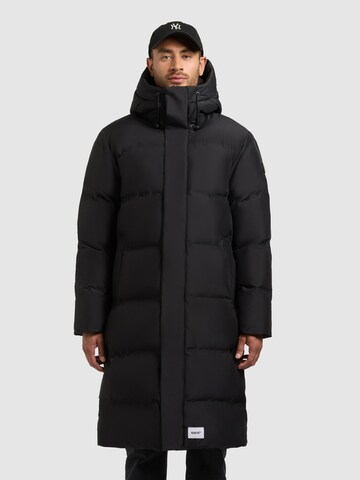 Manteau d’hiver 'Stig' khujo en noir : devant
