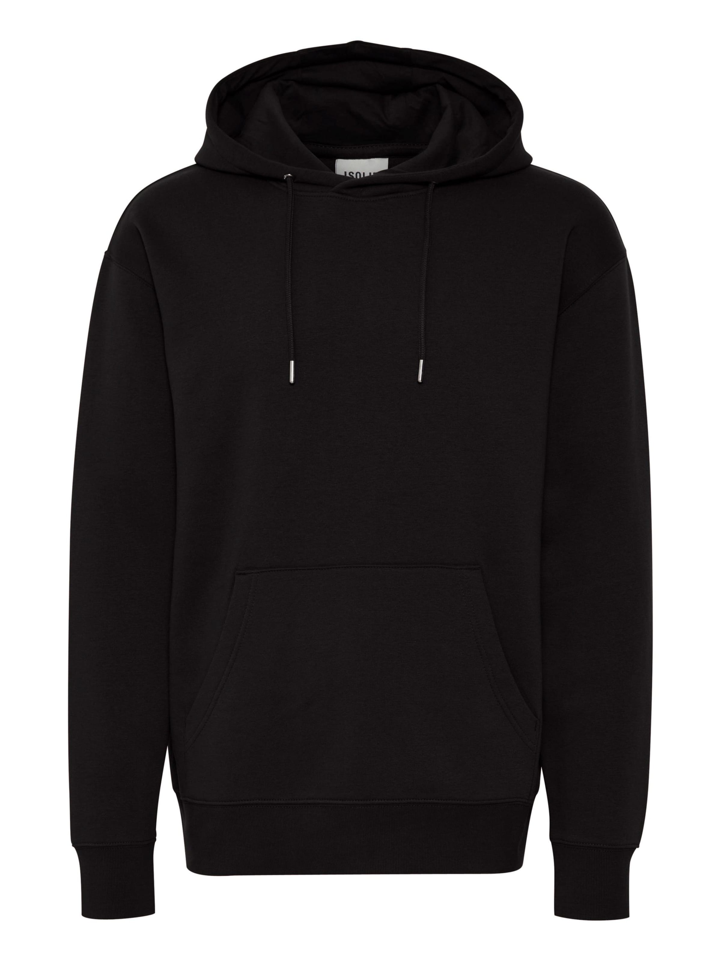 !Solid Sweatshirt 'Lenz' in Black: front