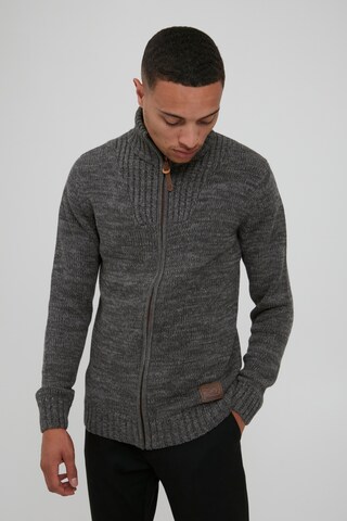 !Solid Knit Cardigan 'Pomeroy' in Grey: front