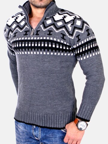 Reslad Sweater 'RS3110' in Grey: front