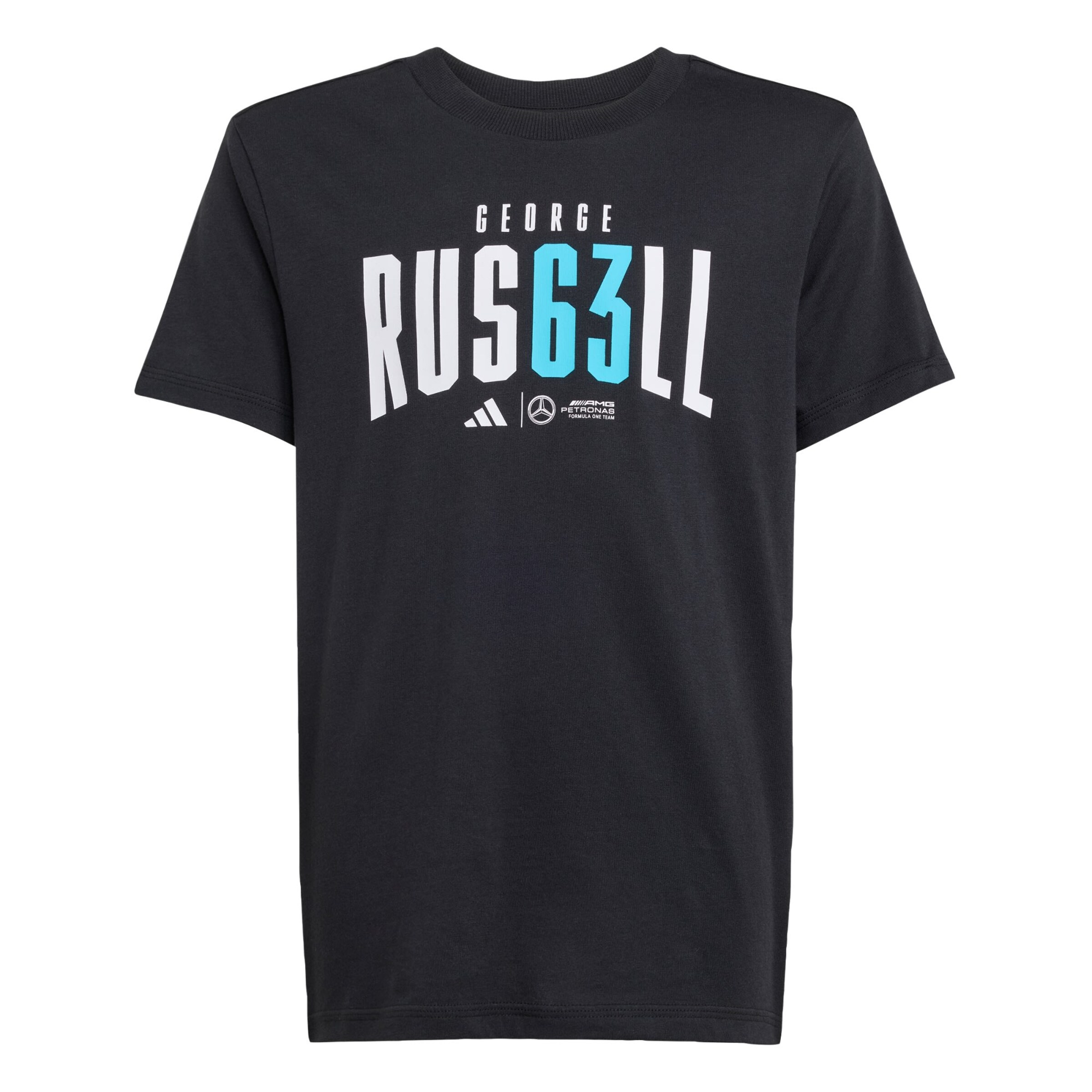 ADIDAS PERFORMANCE - Camiseta funcional 'Mercedes - AMG Petronas Formula One Team George Russell' en negro: frente