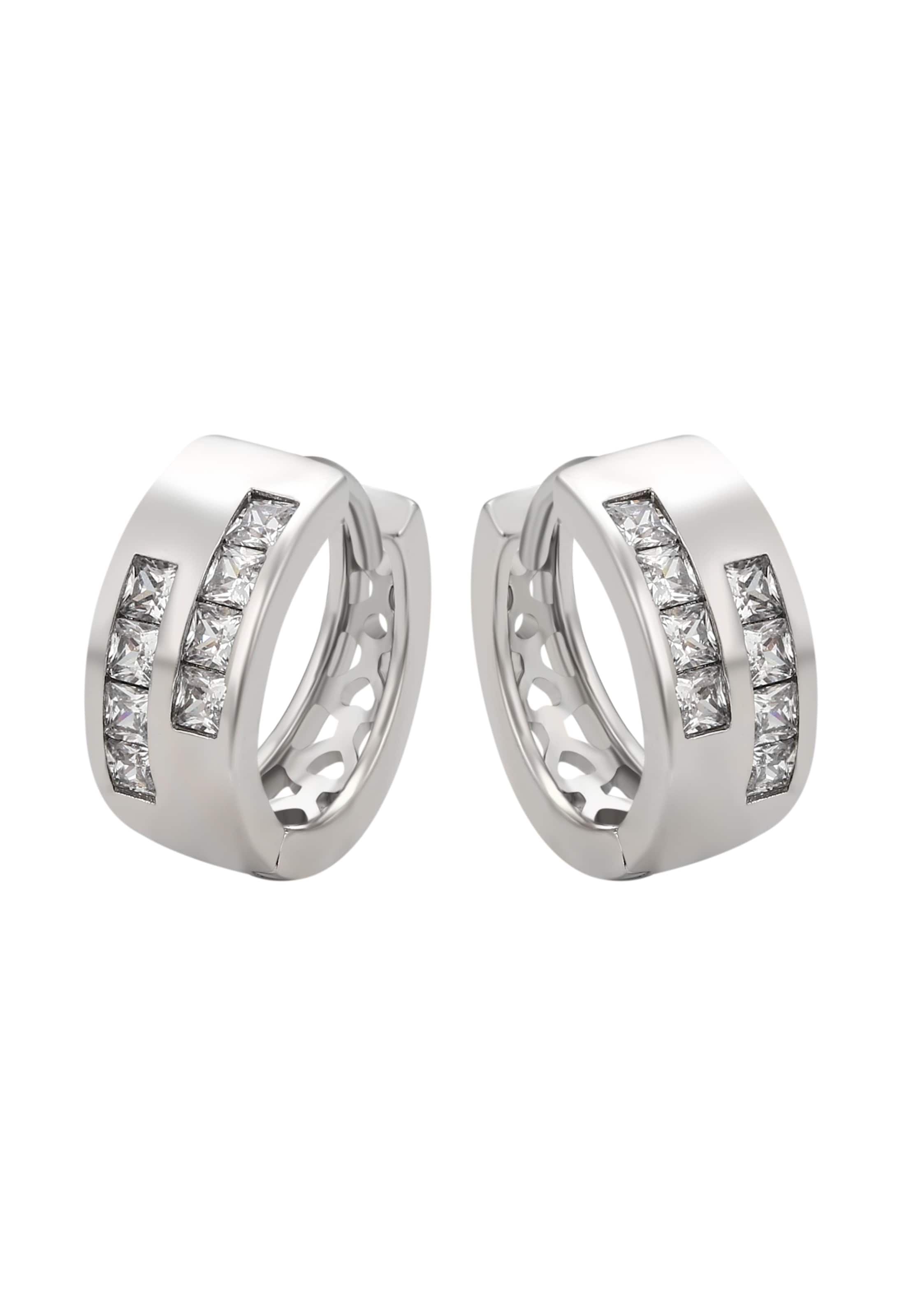 Boucles d'oreilles NAEMI en argent : devant