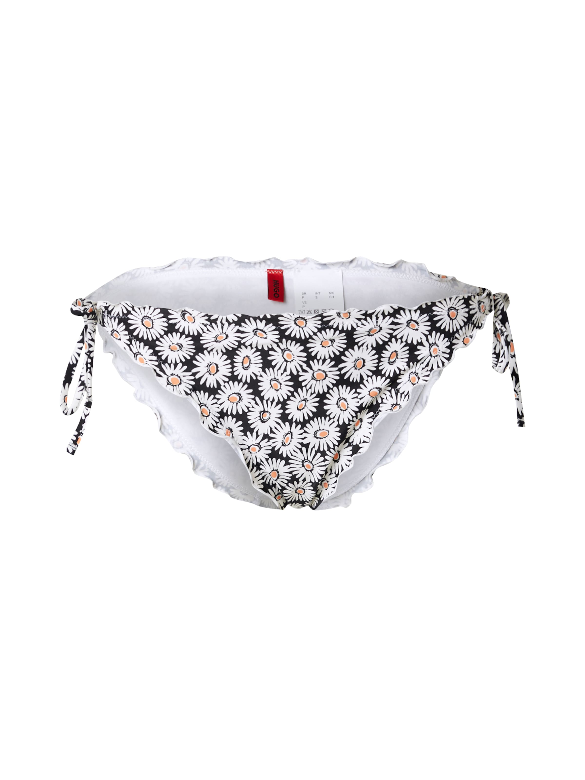 HUGO Damen - Bikini-Sets 'RUFFLE SIDE TIE' in Blau: Vorderseite