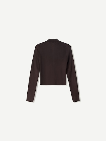 Veste de survêtement Bershka en marron