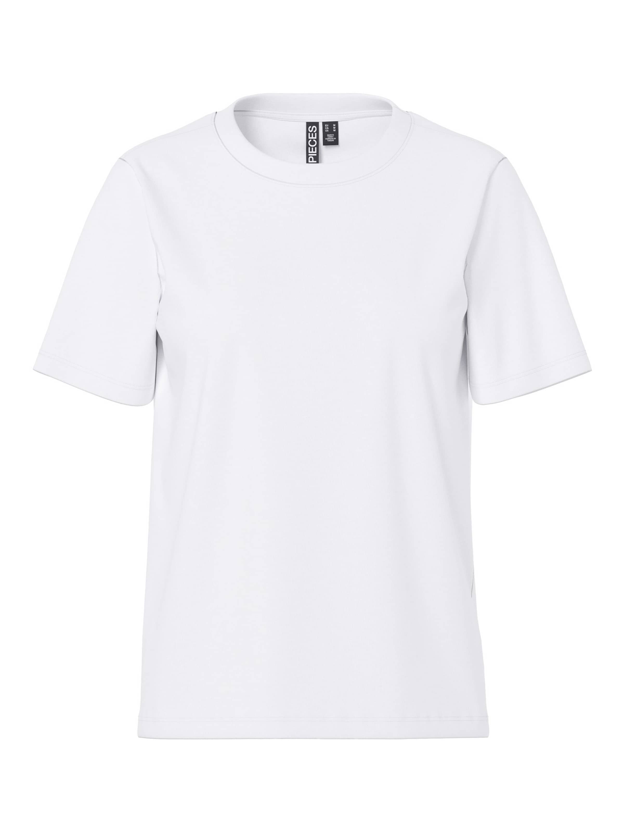 PIECES Shirt 'PCFAST' in White: front