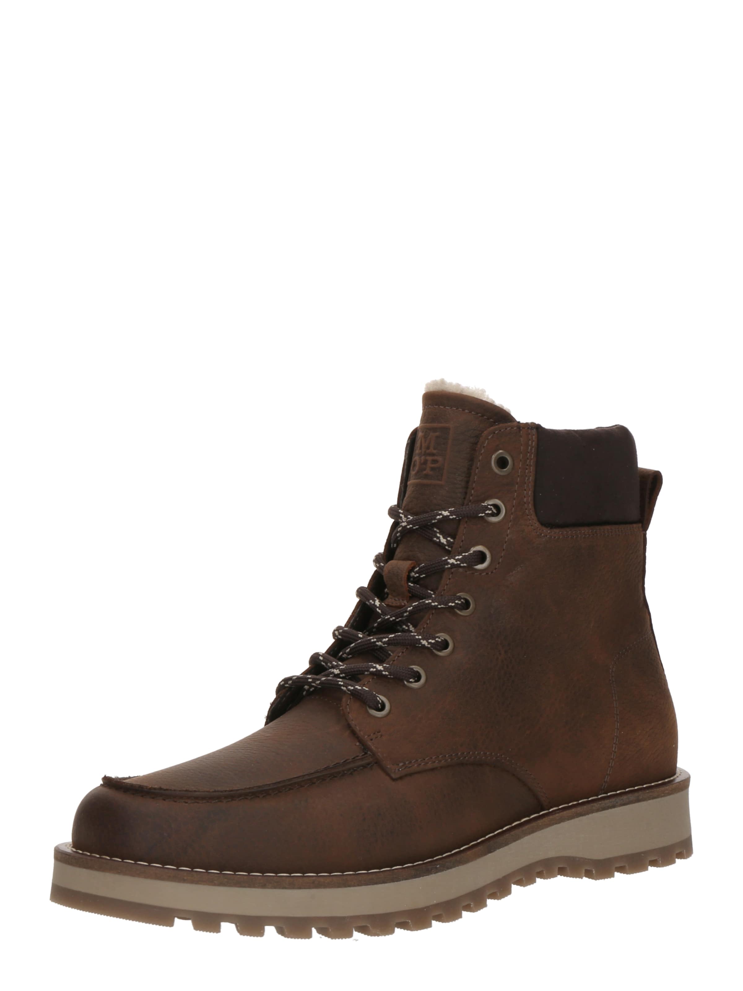 Marc O'Polo Lace-up boots in Brown: front