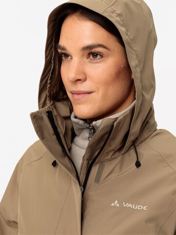 VAUDE Functionele jas 'Rosemoor 3in1 J II' in Beige