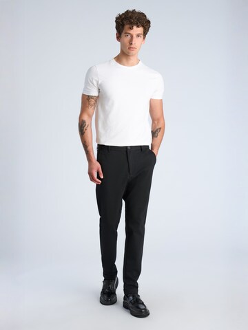 Lindbergh Slimfit Broek in Zwart