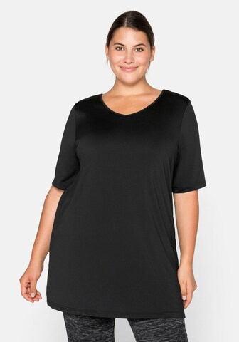 SHEEGO - Camiseta funcional en negro: frente