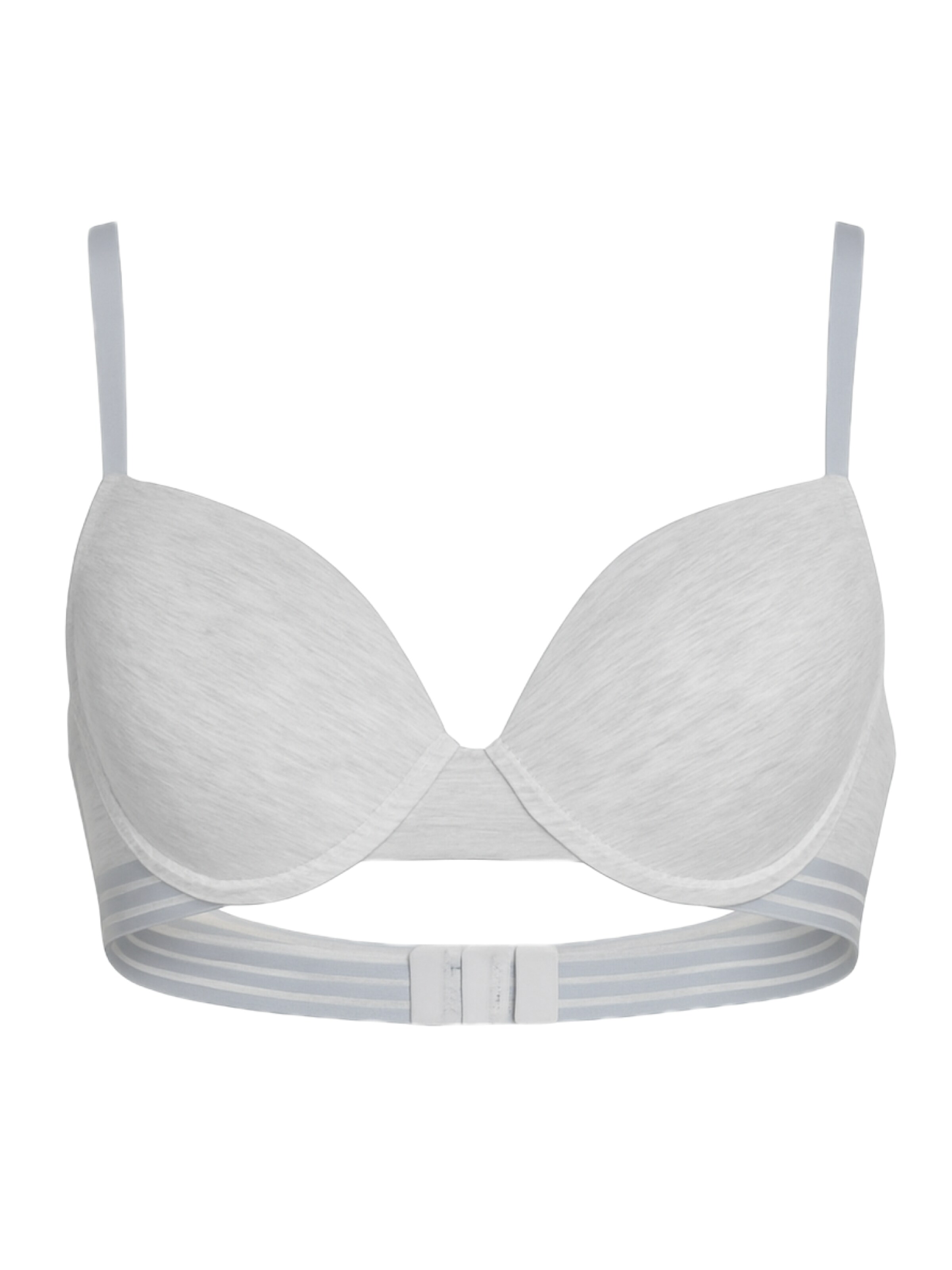 Push-up Soutien-gorge C&City en gris : devant