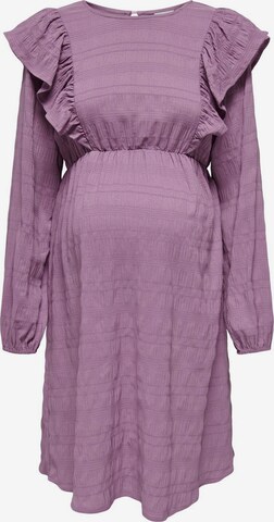 Robe Only Maternity en violet : devant