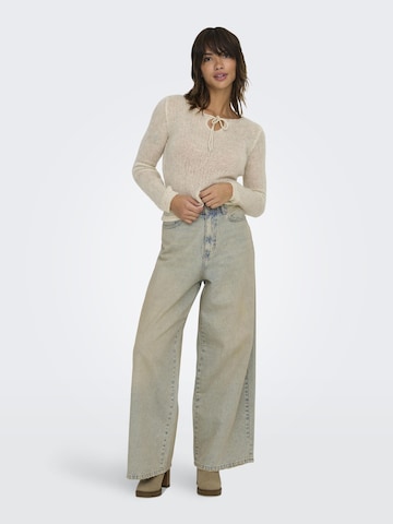 ONLY - Jersey 'MISTY' en beige