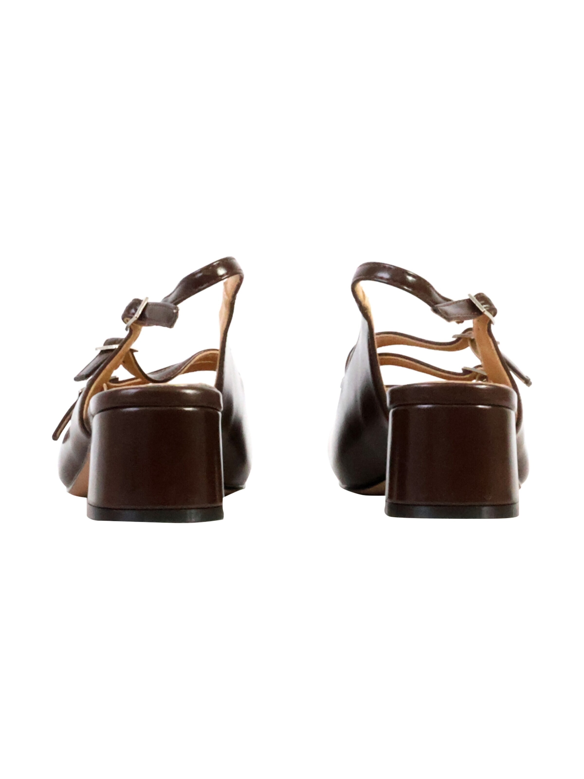 Décolleté 'Pumps mit Riemchen „Inia“' di Super Mode in marrone