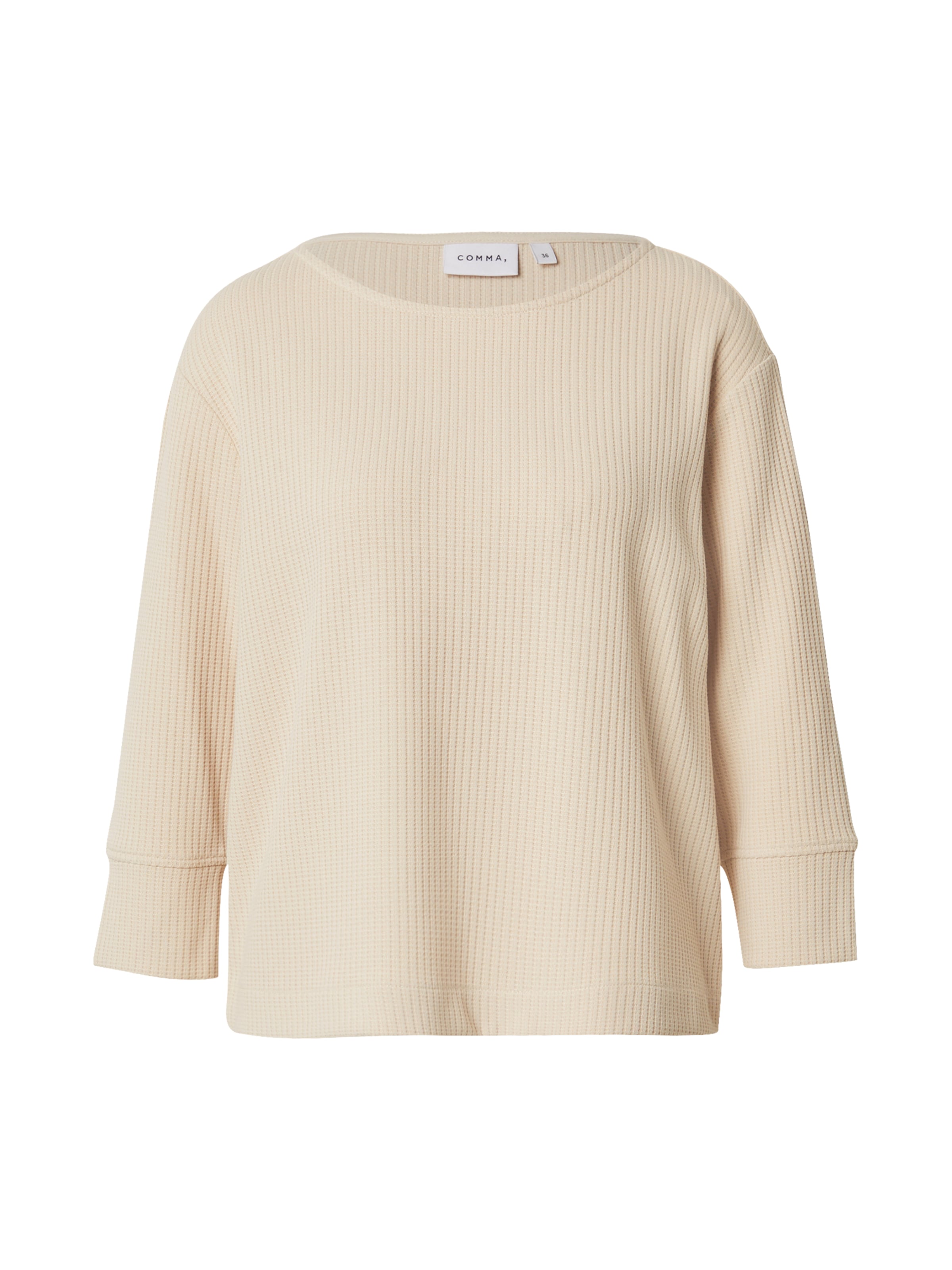 COMMA - Sudadera en beige: frente
