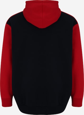 sarkans Jack & Jones Plus Sportisks džemperis