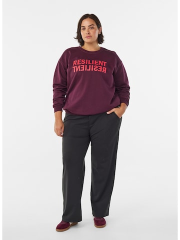 Active by Zizzi Pullover 'Cannie' in Lila