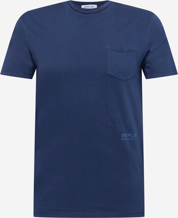 REPLAY T-Shirt in Blau: predná strana