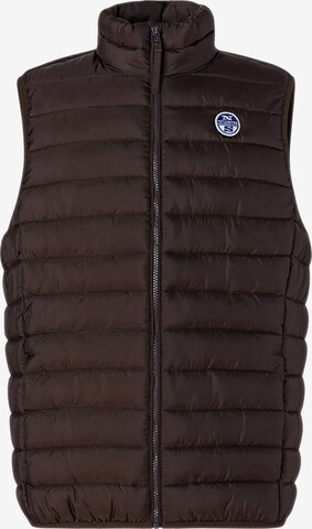 North Sails Vest in Brown: front