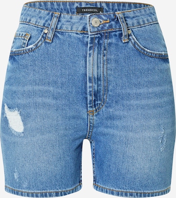 Trendyol Jeans in Blue: front