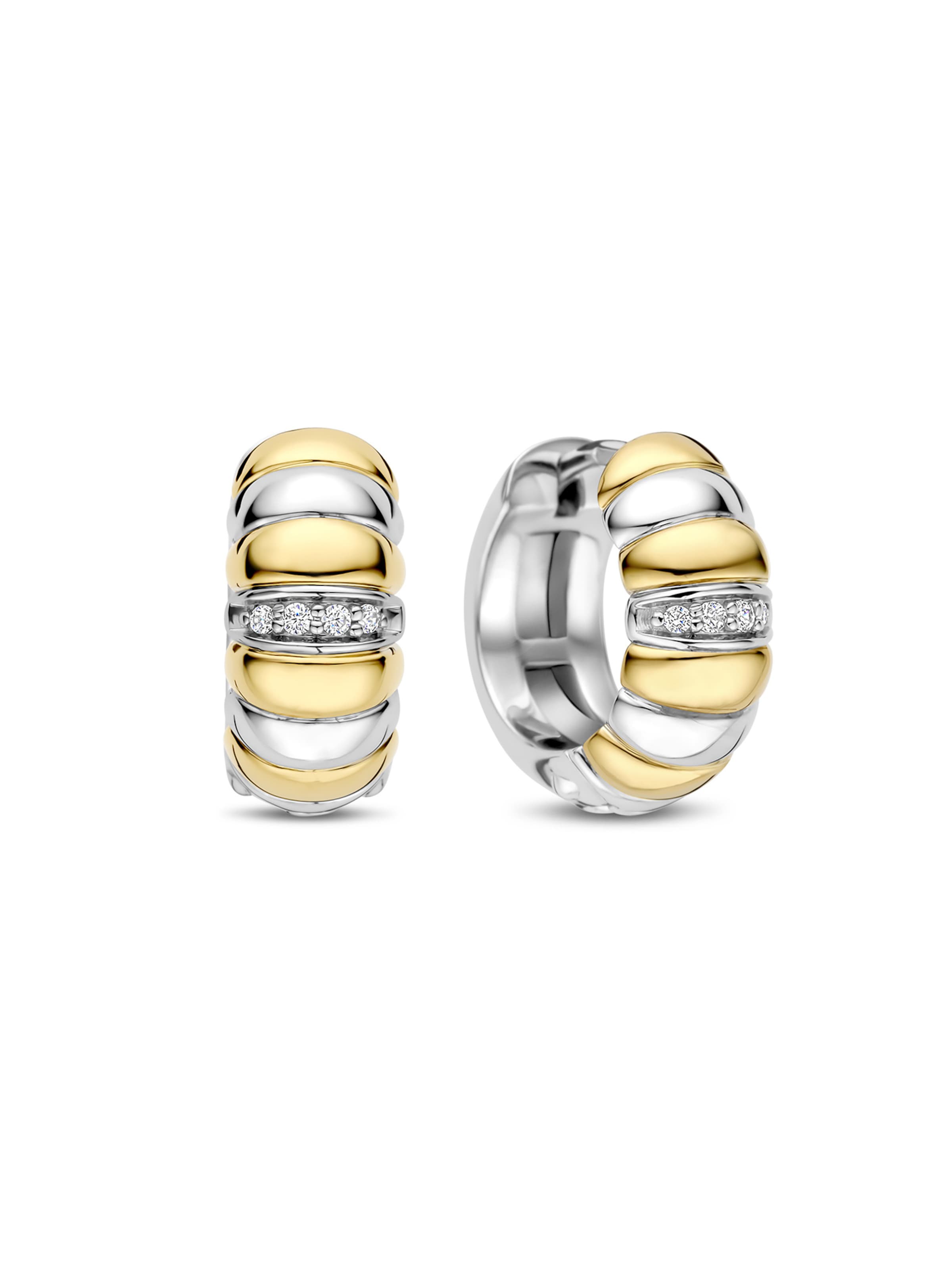 Ti Sento Milano Earrings in Gold: front