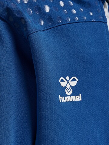 Hummel Athletic Zip-Up Hoodie in Blue