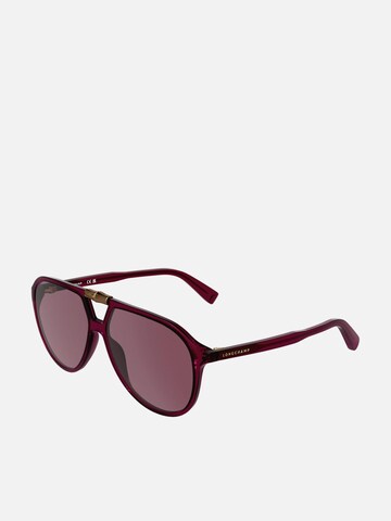 Occhiali da sole di Longchamp in rosso: frontale