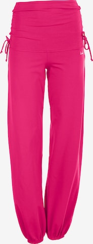 Winshape Zúžený strih Športové nohavice 'WH1' - ružová: predná strana