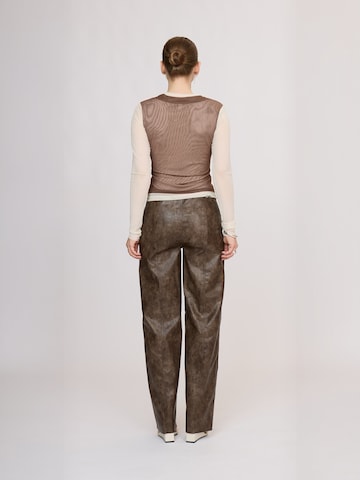 regular Pantaloni ' OliveRS ' di Résumé in marrone: dietro