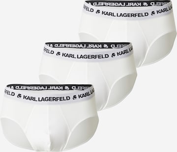 balta Karl Lagerfeld Vyriškos kelnaitės: priekis