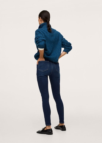 MANGO Skinny Jeans 'Soho' in Blau