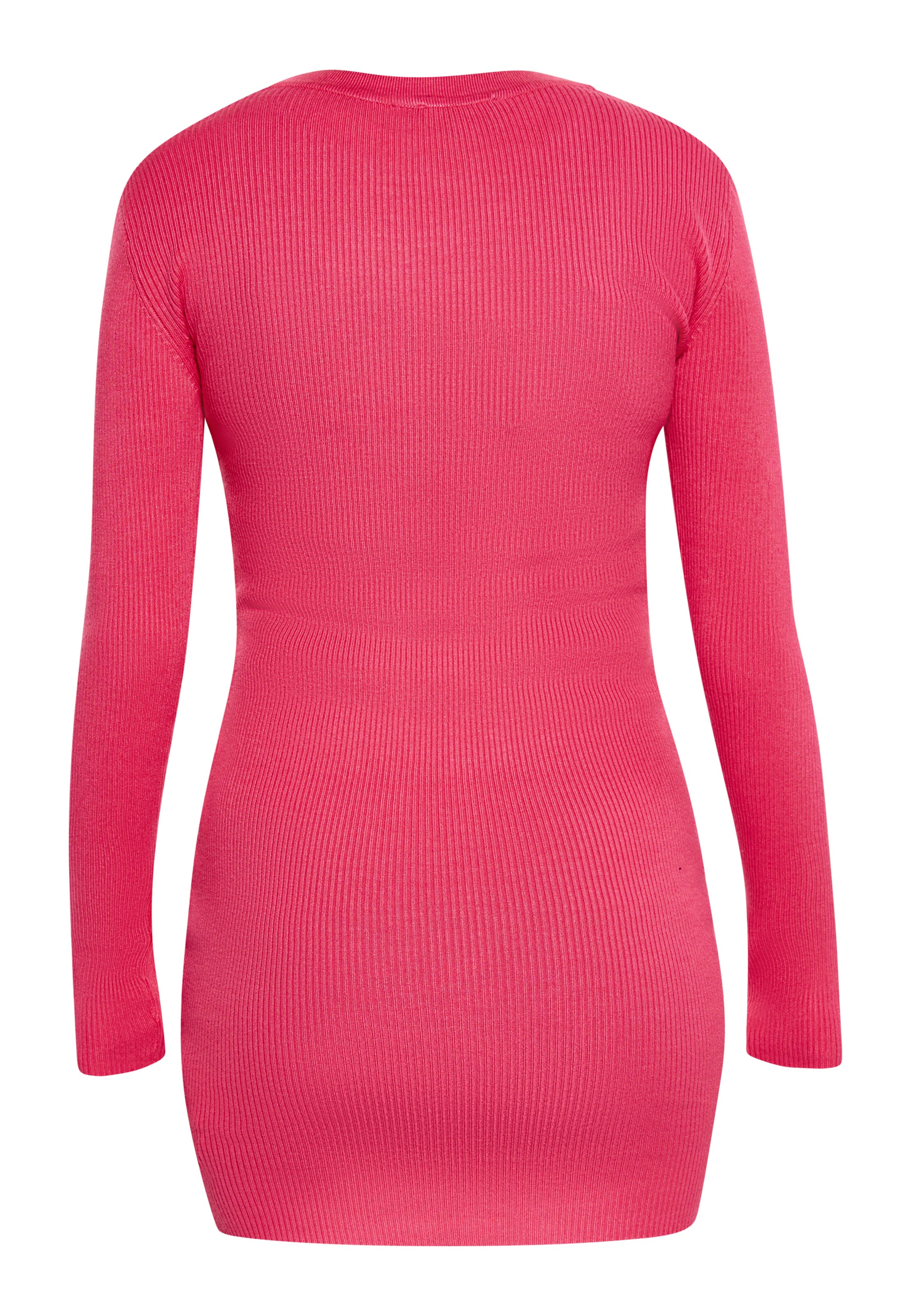 faina Gebreide jurk in Roze