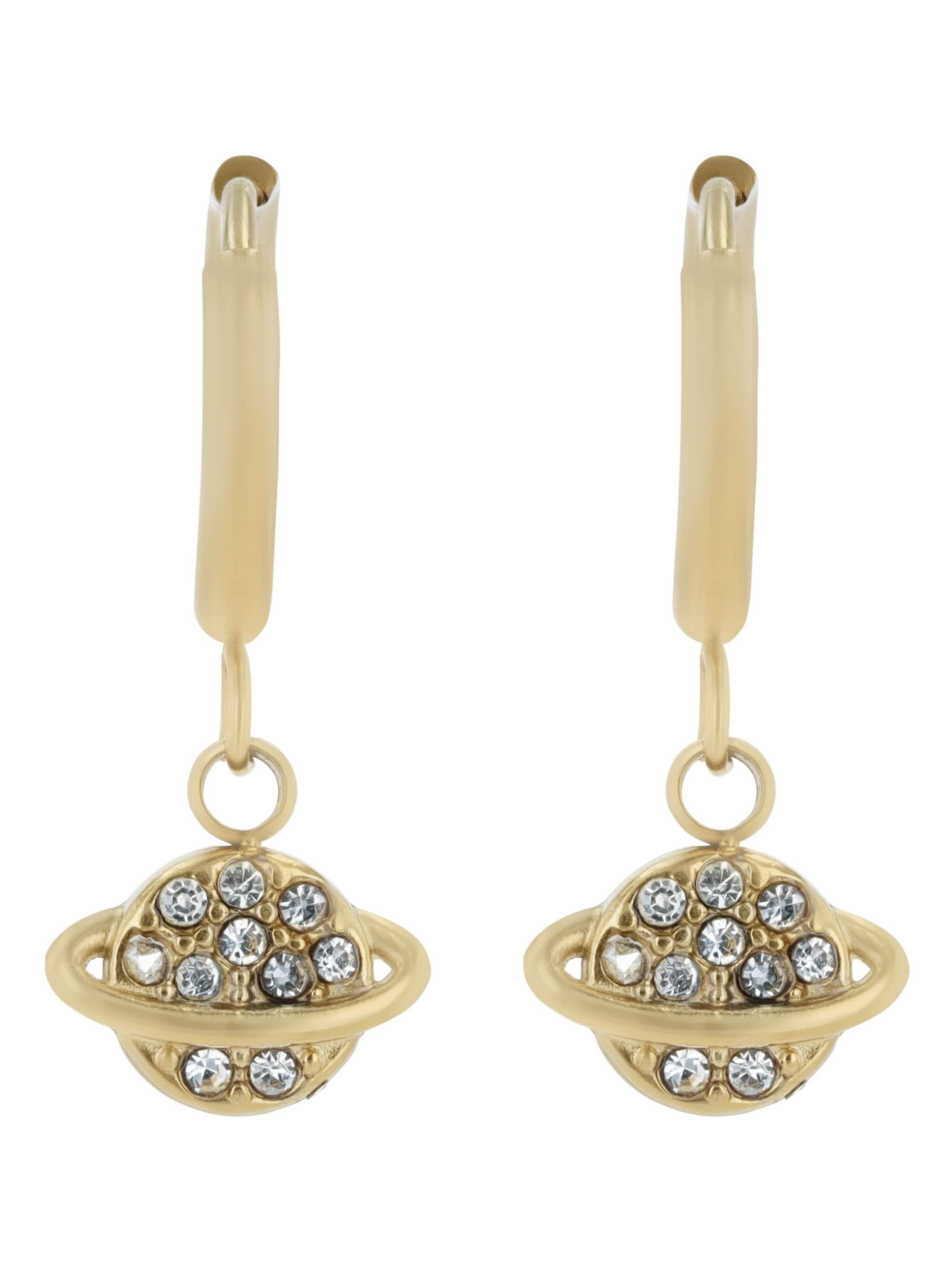 Akzent Earrings 'Zion, langlebig' in Gold: front