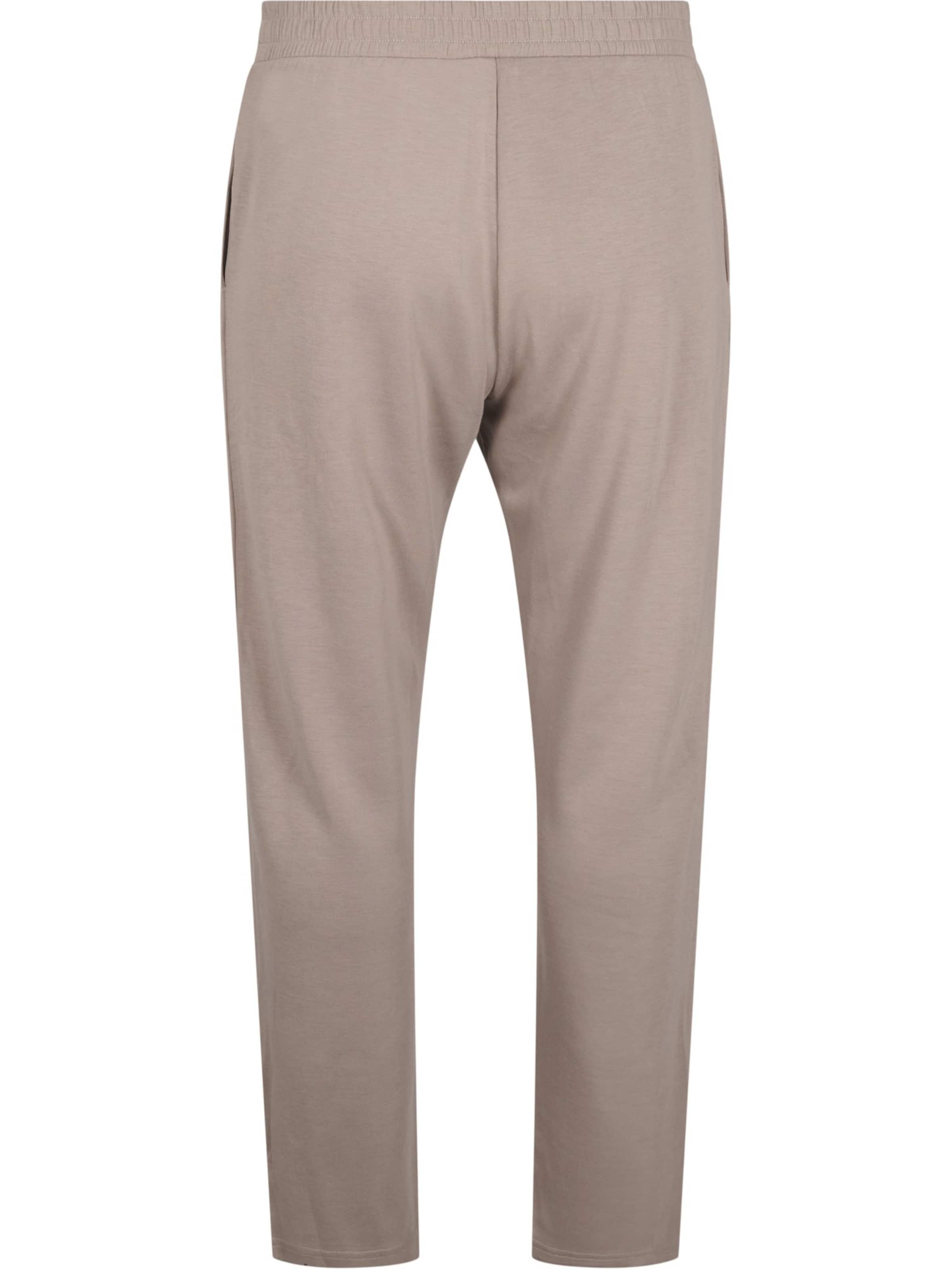 Zizzi Ohlapna forma Hlače 'MALISA' | bež barva