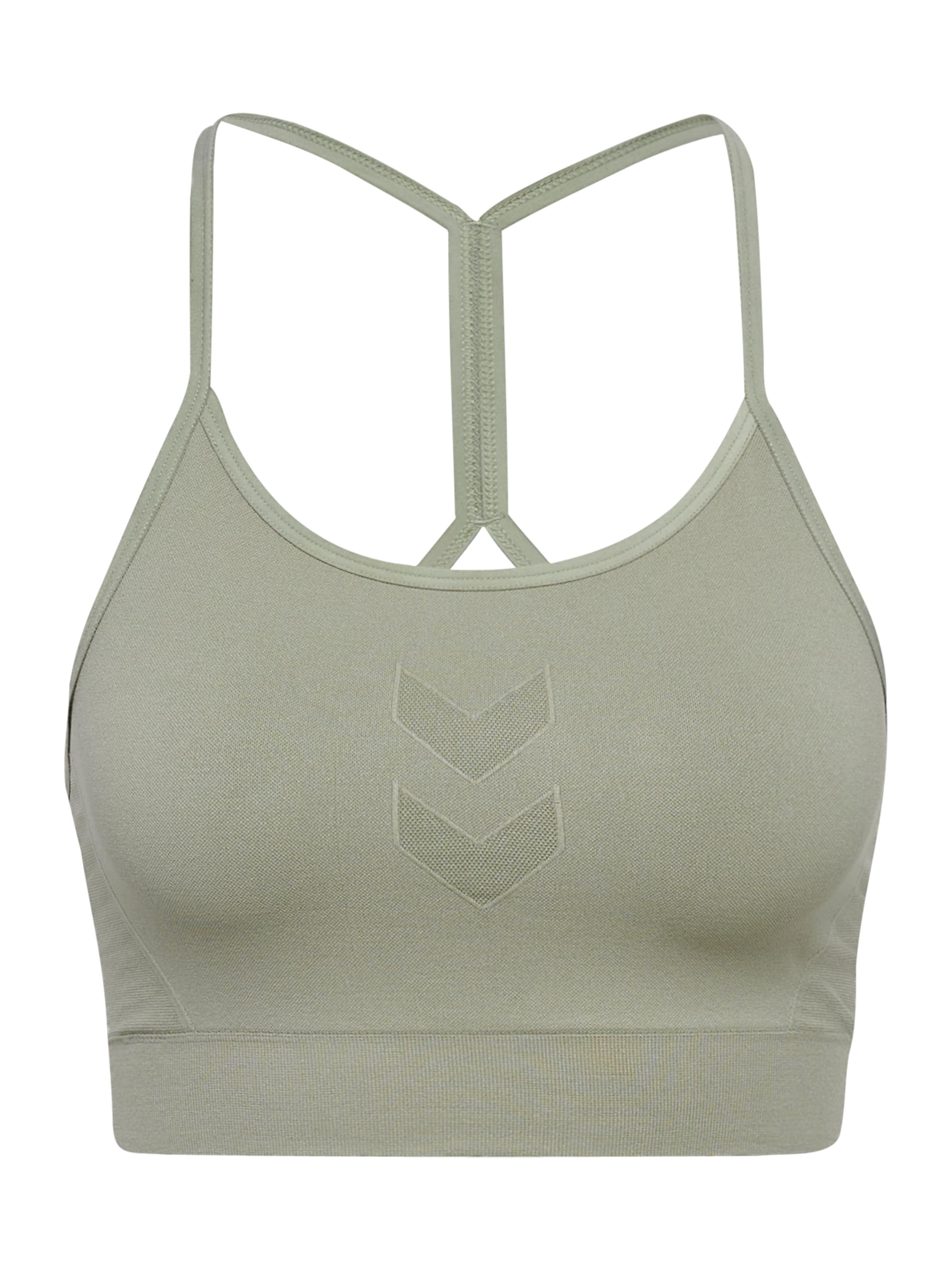 Hummel Bustier Sports-BH 'Hiit' i grøn: forside