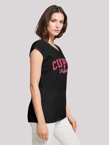 T-shirt 'Cupid Vibes Valentinstag Amor' F4NT4STIC en noir